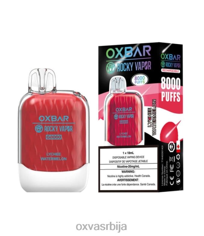 OXVA E CIG 0608R60 OXVA OXBAR G8000 личи лубеница