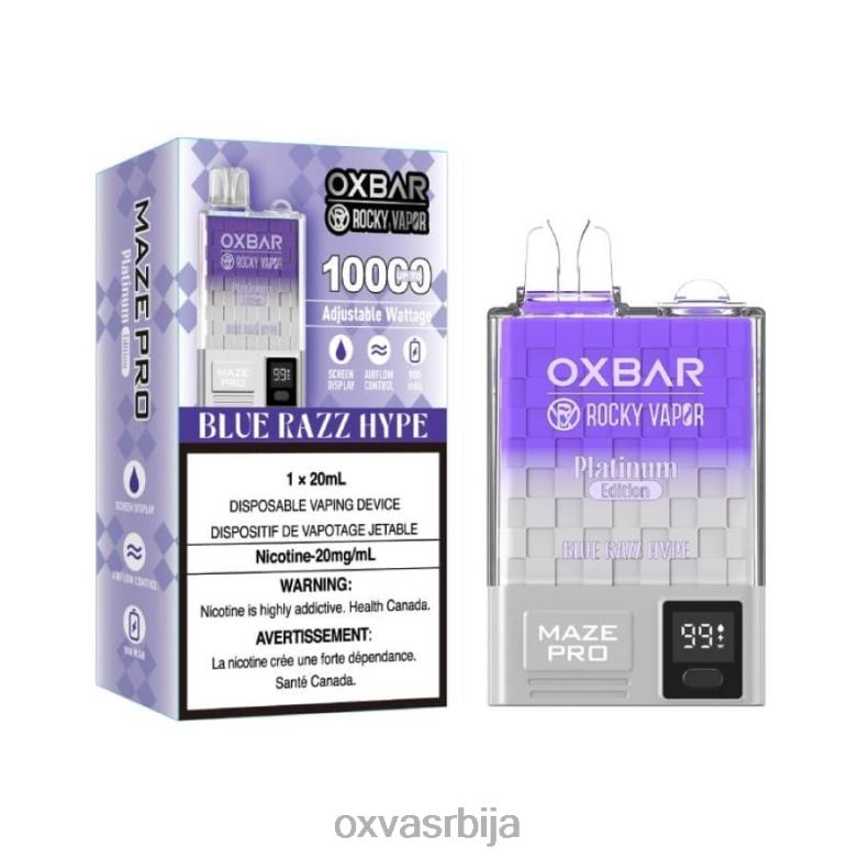 OXVA PRICE 0608R16 OXVA OXBAR MAZE PRO 10000 блуе разз хипе