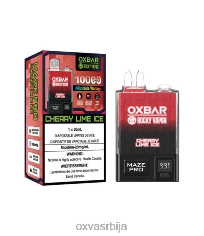 OXVA SHOP 0608R28 OXVA OXBAR MAZE PRO 10000 трешња креч лед