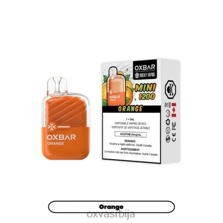OXVA REVIEW 0608R7 OXVA OXBAR MINI 1200 наранџаста