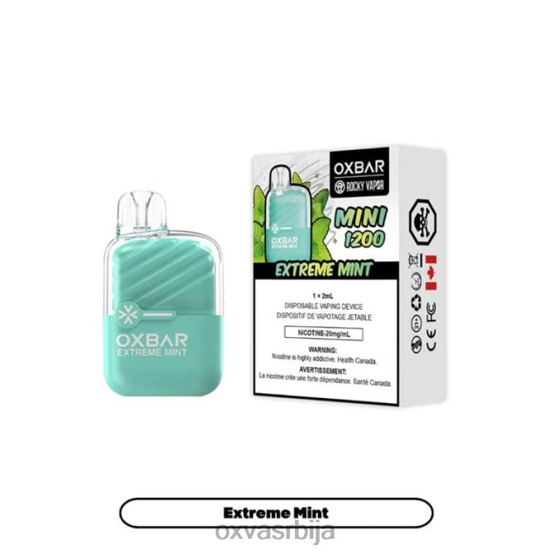 OXVA SHOP 0608R8 OXVA OXBAR MINI 1200 екстремна мента