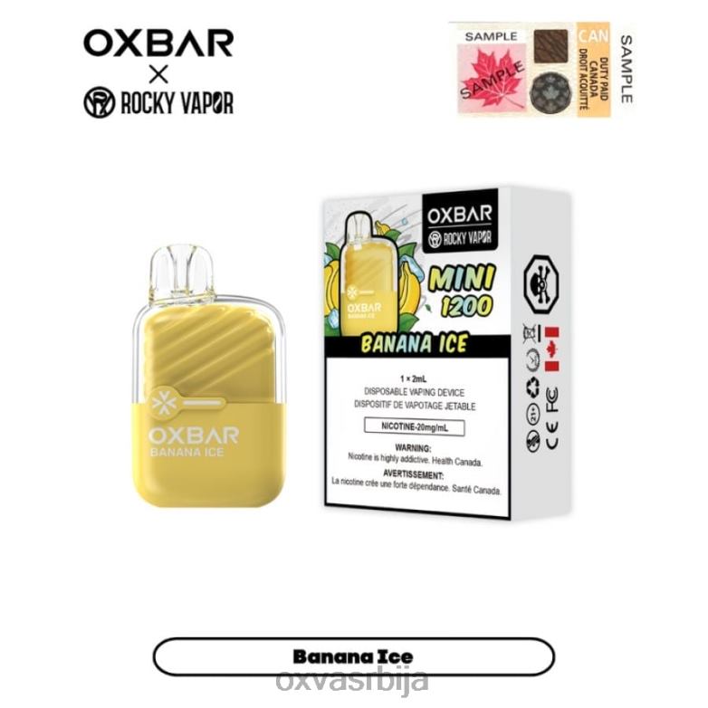 OXVA VAPE PRICE 0608R23 OXVA OXBAR MINI 1200 банана лед
